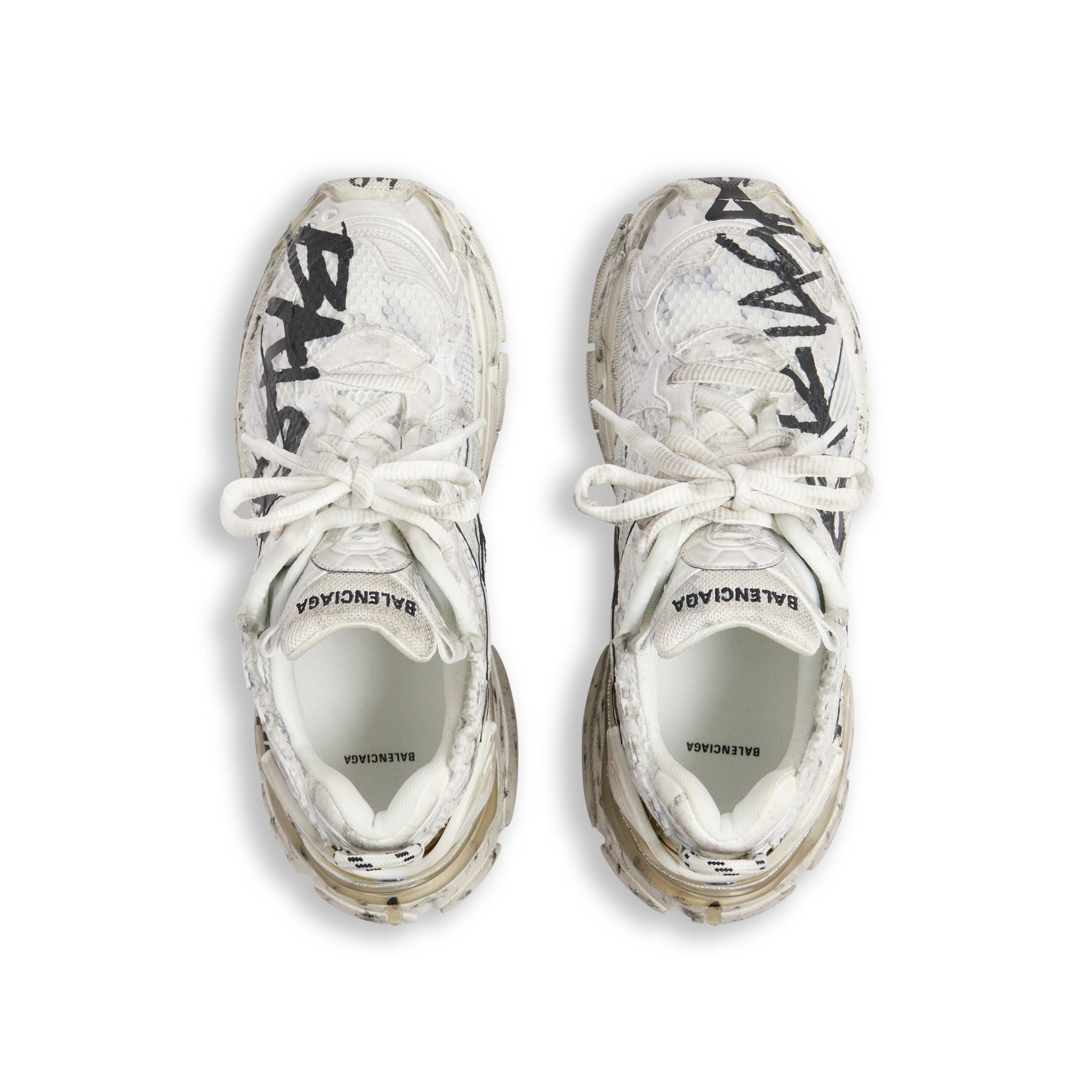 Alternative view of Giày Balenciaga Runner Graffiti ‘White’ 772767W3RBQ9010