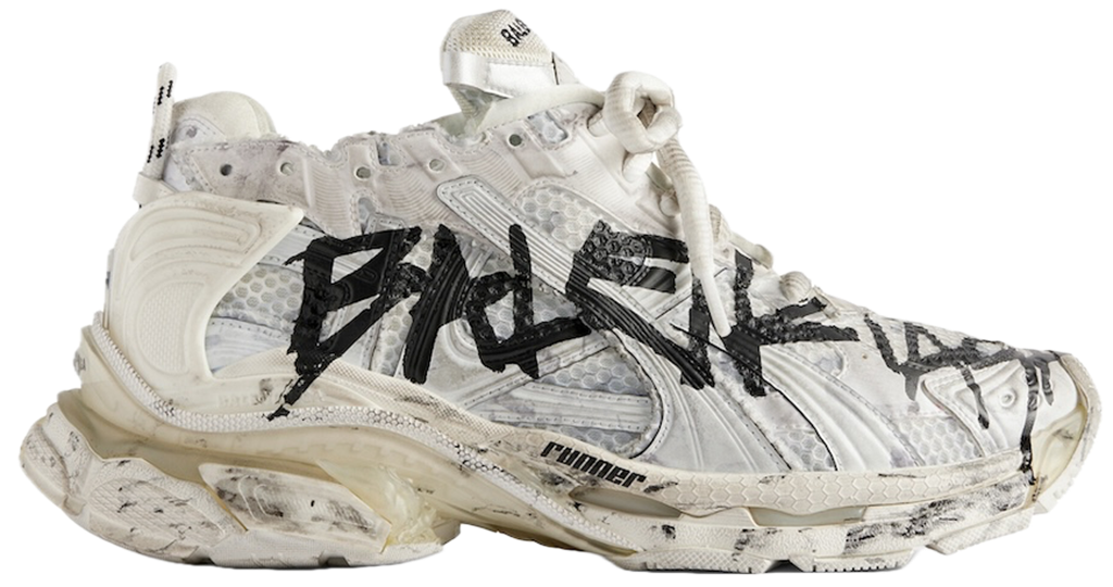 Giày Balenciaga Runner Graffiti ‘White’ 772767W3RBQ9010