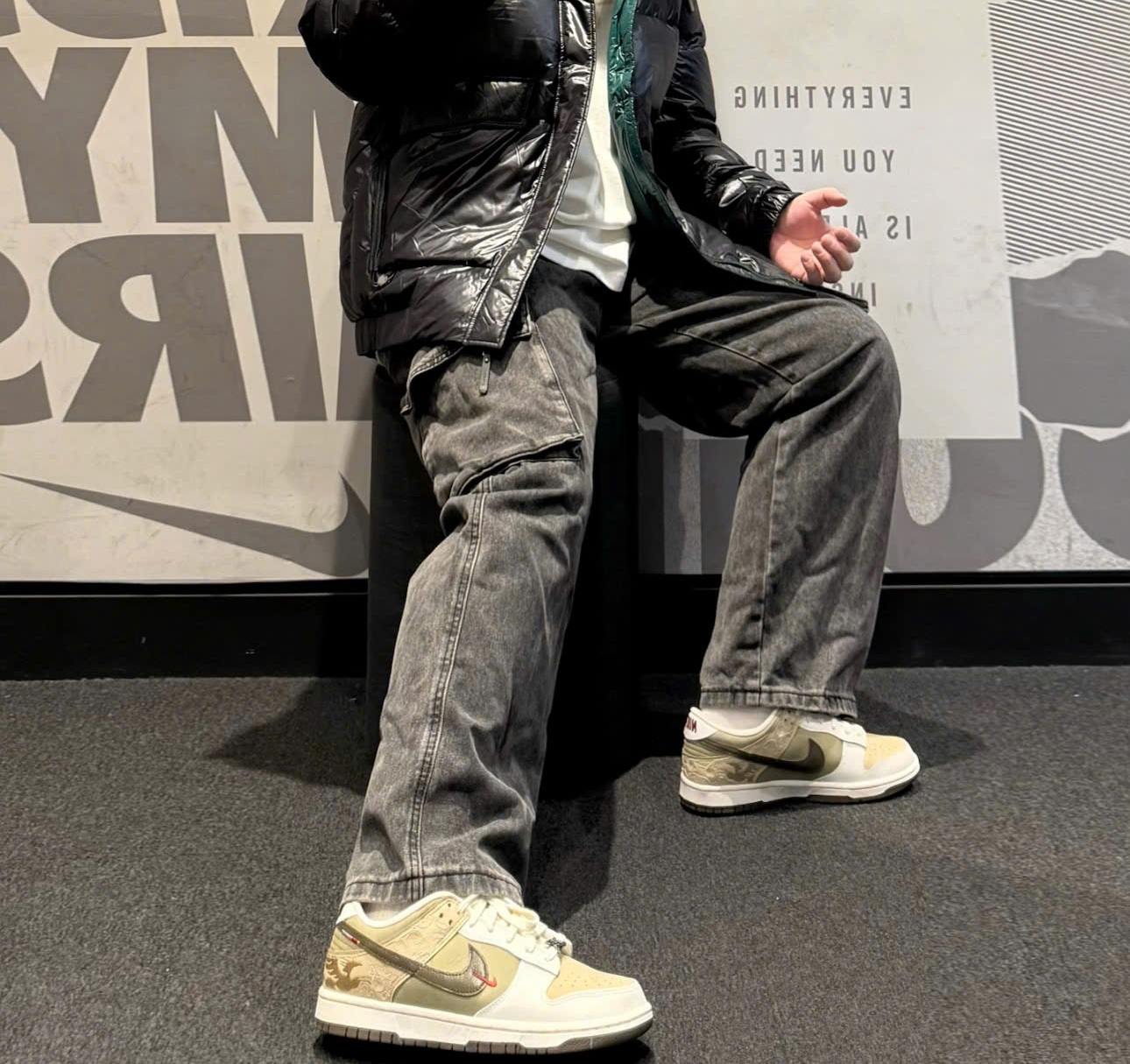 Alternative view of Giày Nike Dunk Low 'Pegasus Pack Linen Phantom' IQ1118-220