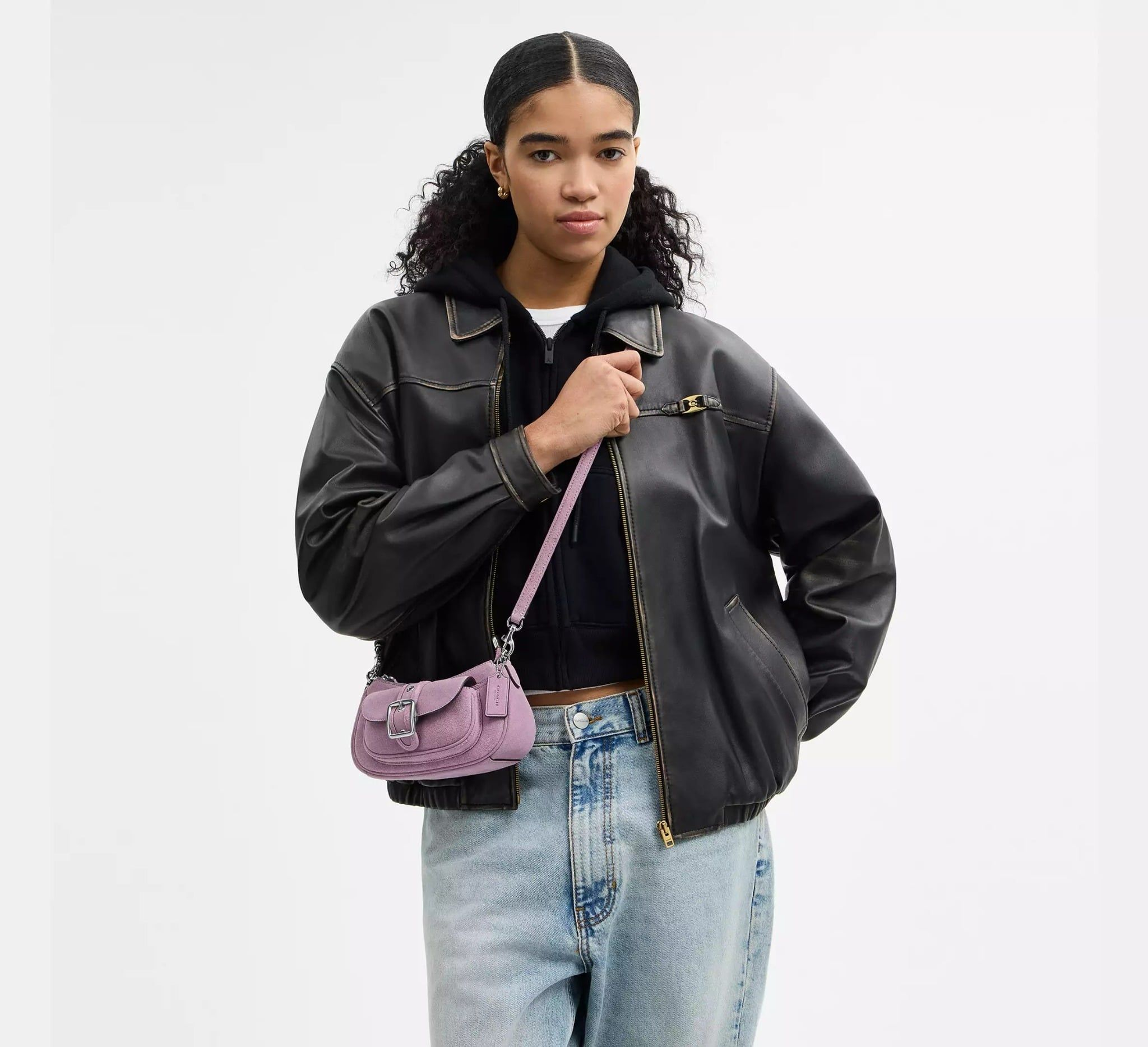 Alternative view of Túi Coach Ashton Mini Shoulder Bag ‘Light Violet’ CDB12-SVIZ