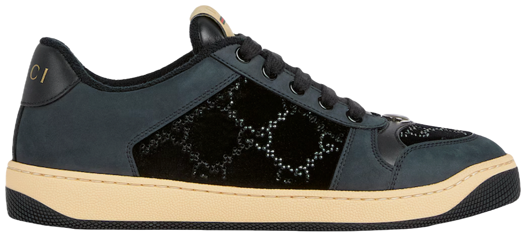 Giày Gucci GG Crystal Screener ‘Black’ 853276-FAFFM-1078