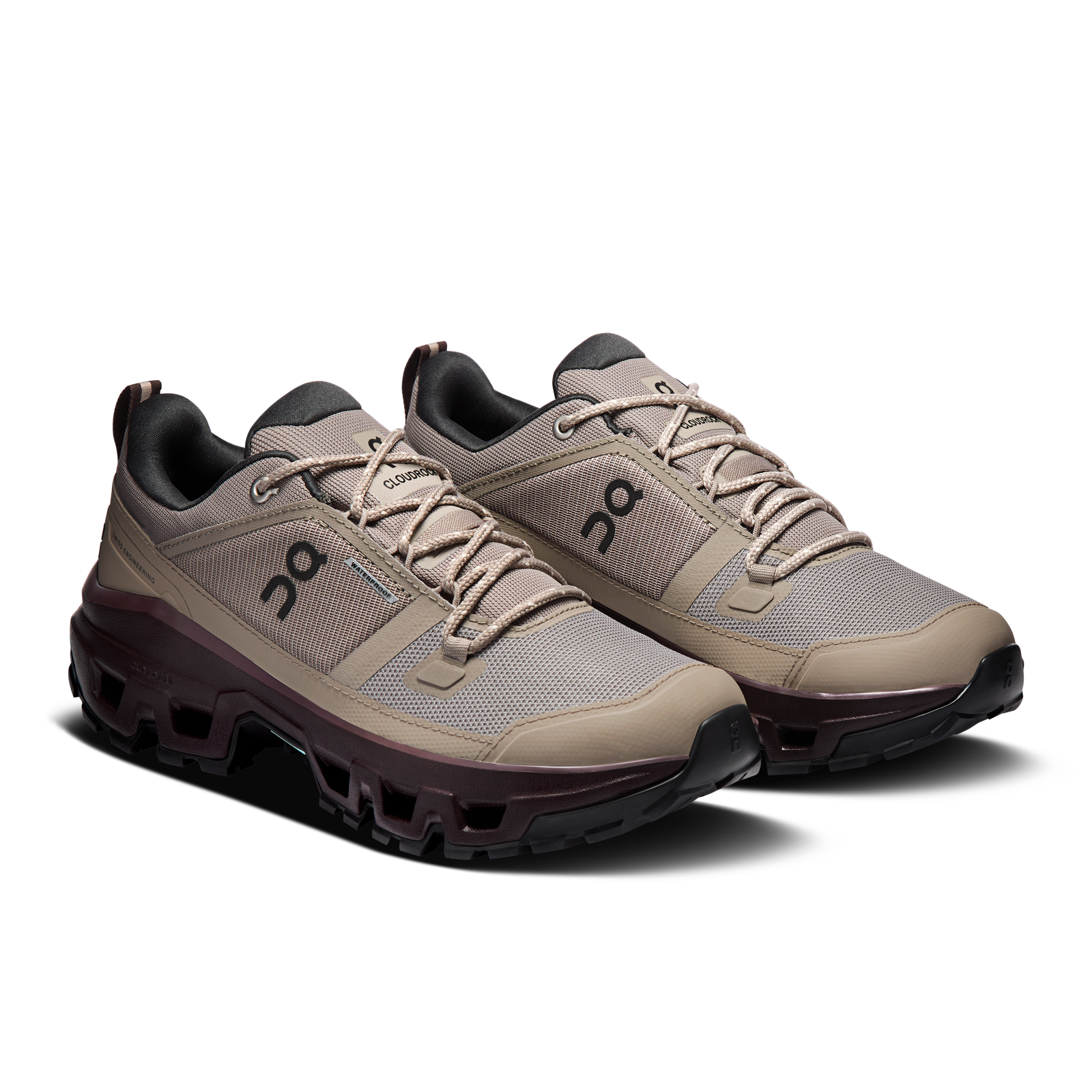 Alternative view of Giày On Running Cloudrock Low Waterproof 'Cinder' 3WF10144832