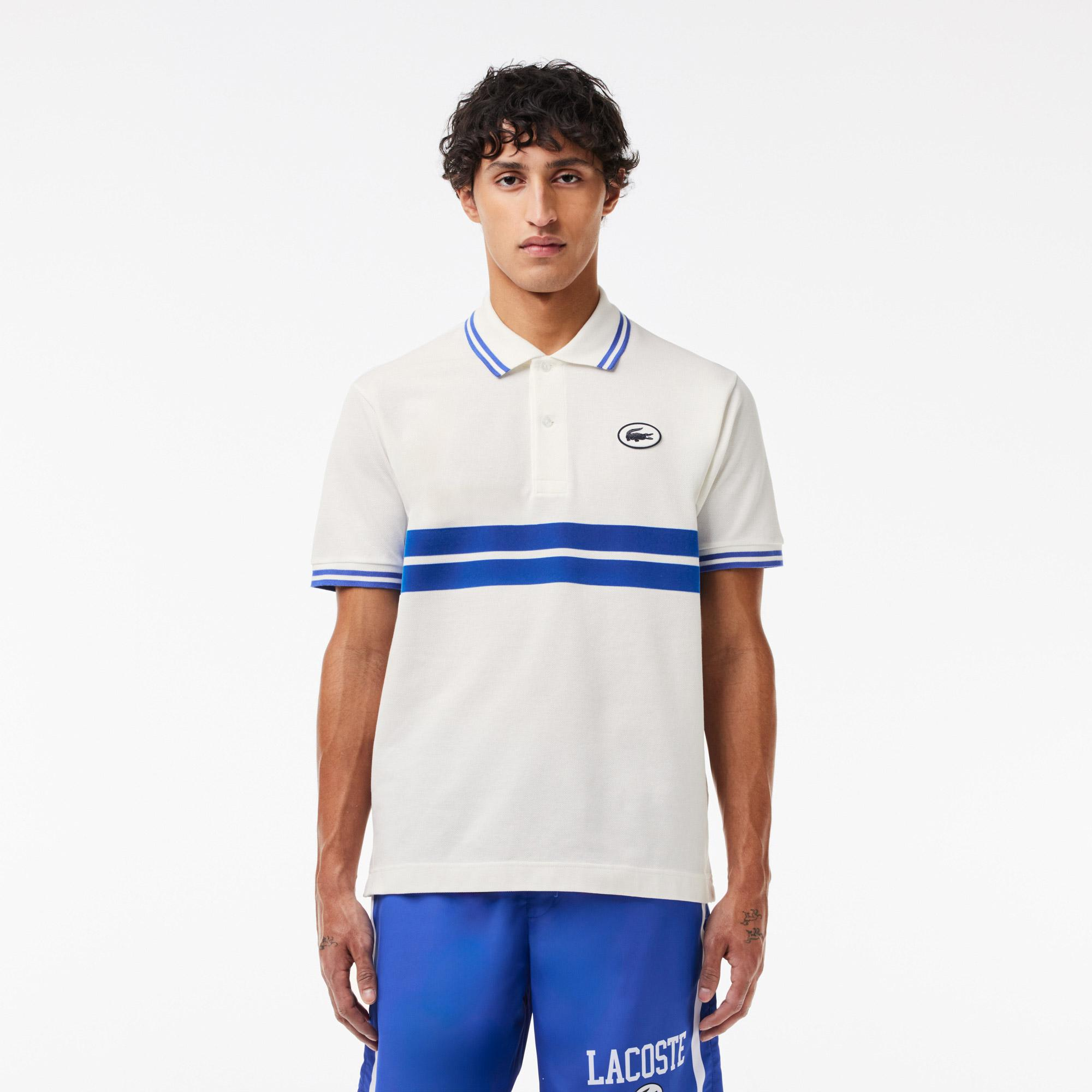 Alternative view of Áo Lacoste Classic Polo 'White Blue' PH7447-51-IUP