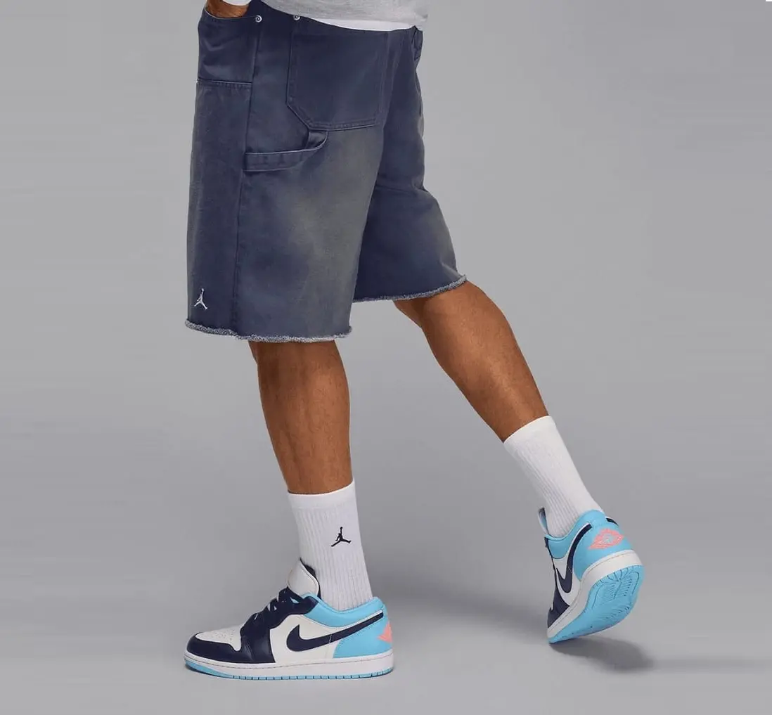 Giày Nike Air Jordan 1 Low 'Sail Blue Chill' 553558-149 - Ảnh 3