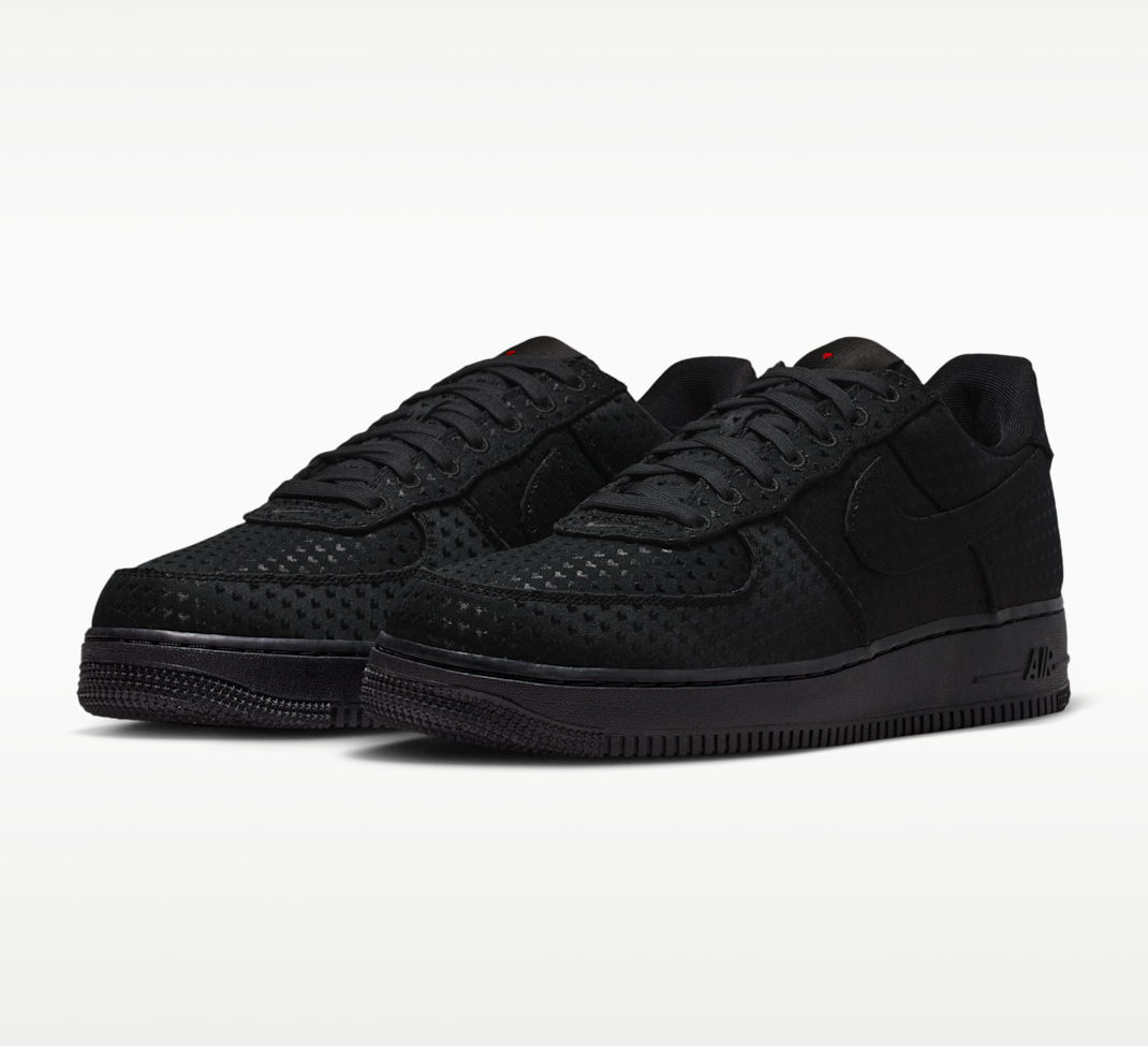 Alternative view of Giày Nike Air Force 1 Retro Valentine’s Day 'Black' IB6836-001