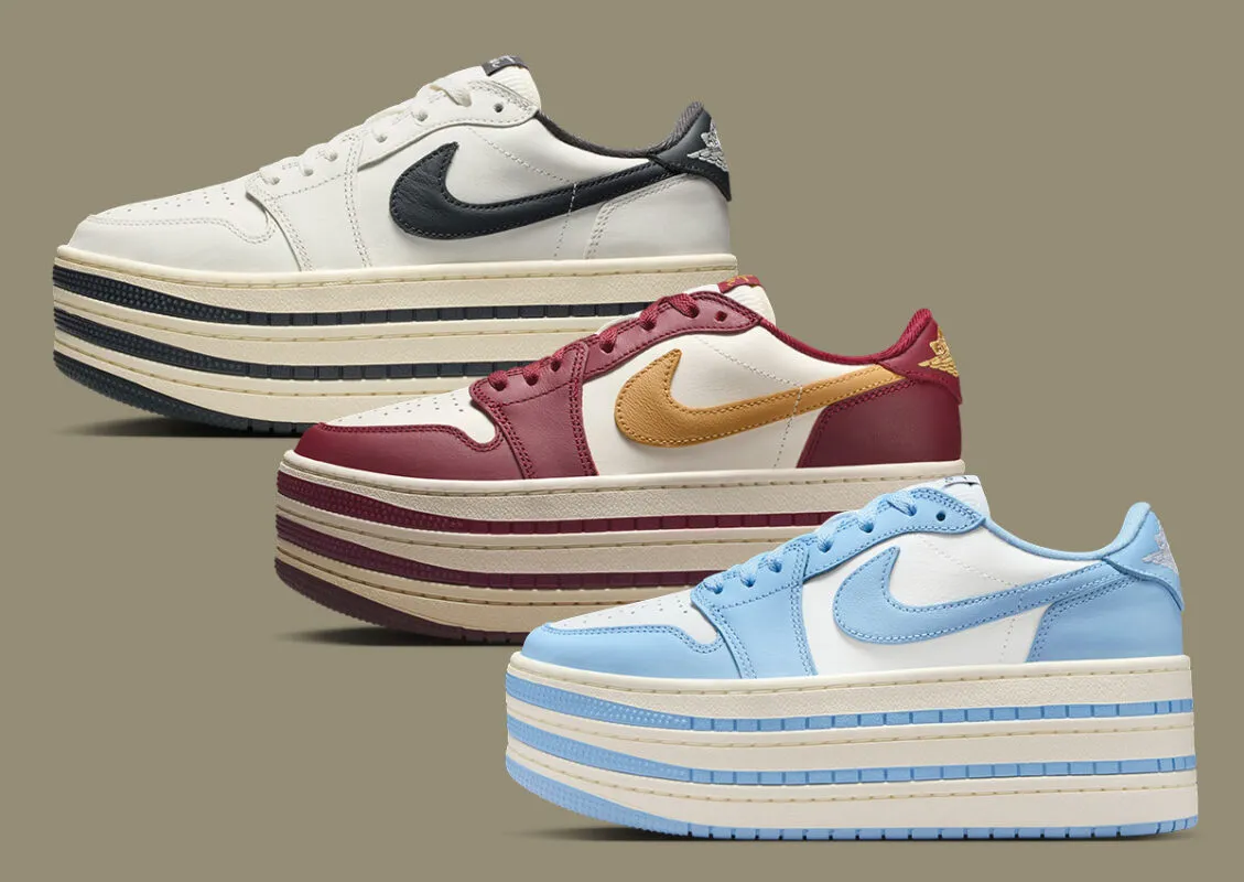 Hinh anh 5: Air Jordan 1 “Triple Stack” voi thiet ke de giay xep chong doc dao