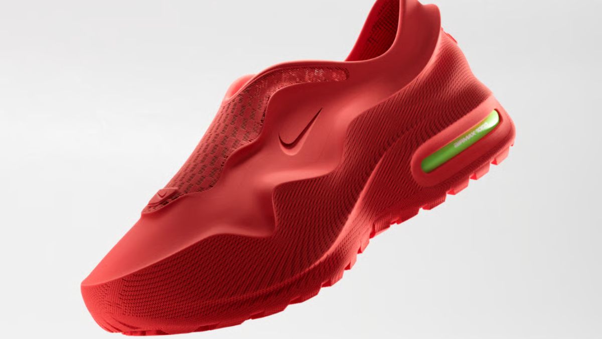 Giay Nike Air Max 1000 Red Atomic Green voi thiet ke 3D va bot khi noi bat