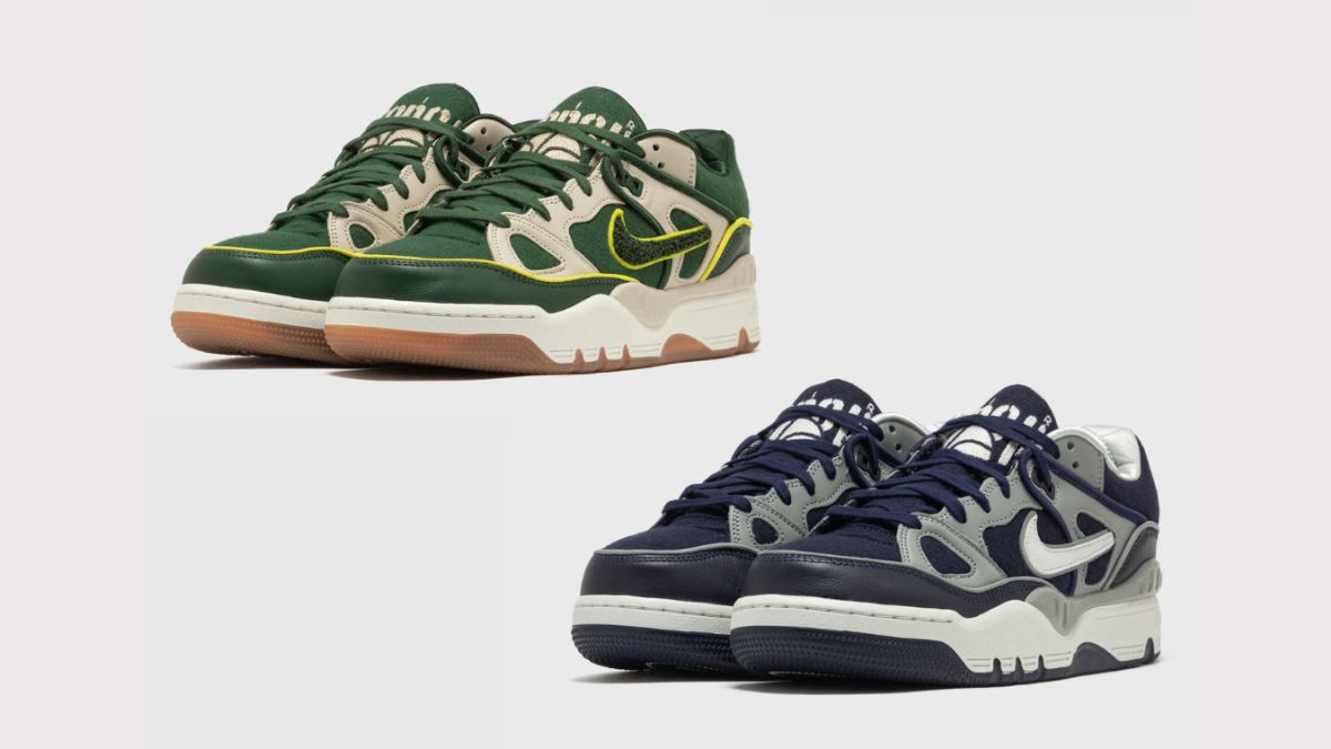 Nike Air Force 3 phoi mau Oregon va Georgetown tu NIGO