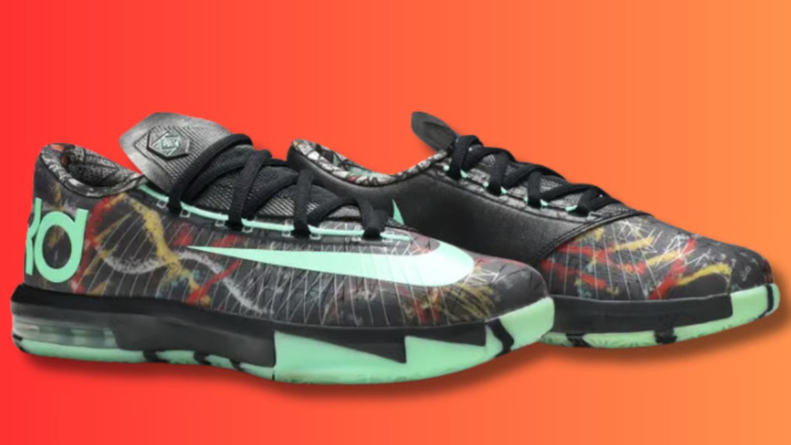 Hinh anh 7: Kevin Durant mang giay Nike KD 6, doi giay signature yeu thich cua anh.