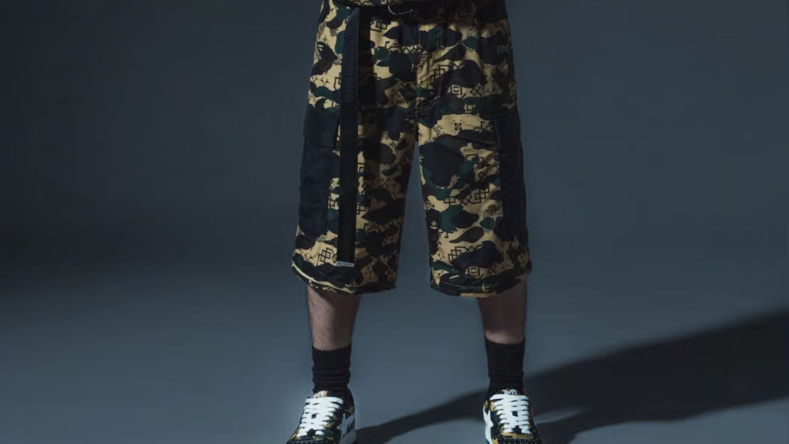 Hinh anh 2: Hinh anh bo suu tap capsule 2026 cua BAPE va CLOT voi hoa tiet 1ST CAMO va Silk Royale