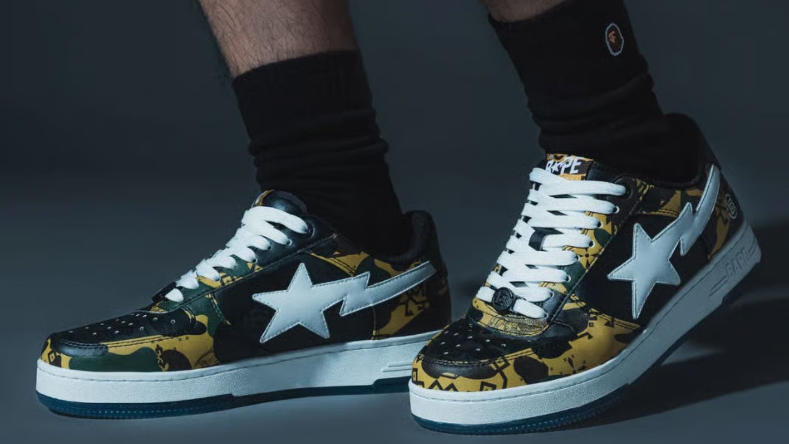 Hinh anh 7: Hinh anh bo suu tap capsule 2026 cua BAPE va CLOT voi hoa tiet 1ST CAMO va Silk Royale