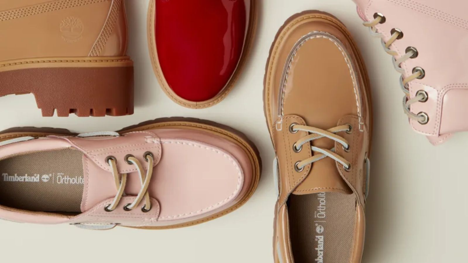 Hinh anh 1: Giay Timberland Valentine 2023 sac hong do