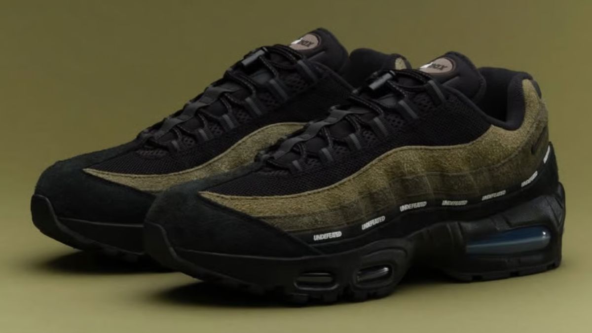 Undefeated x Air Max 95 Geo La Brea voi phoi mau military green tai LA