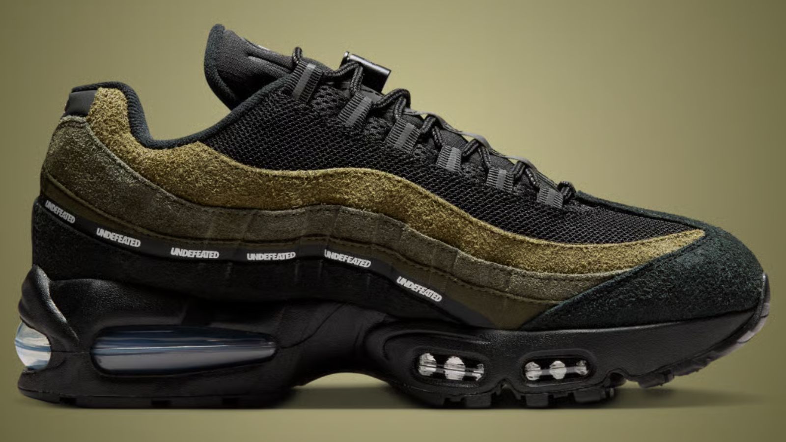Hinh anh 2: Undefeated x Air Max 95 Geo La Brea voi phoi mau military green tai LA