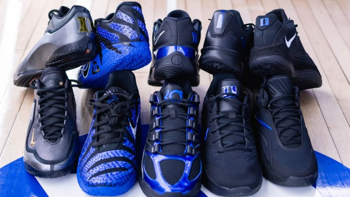 Giay Nike PE cua Duke Basketball trong mua NCAA 2025-2026