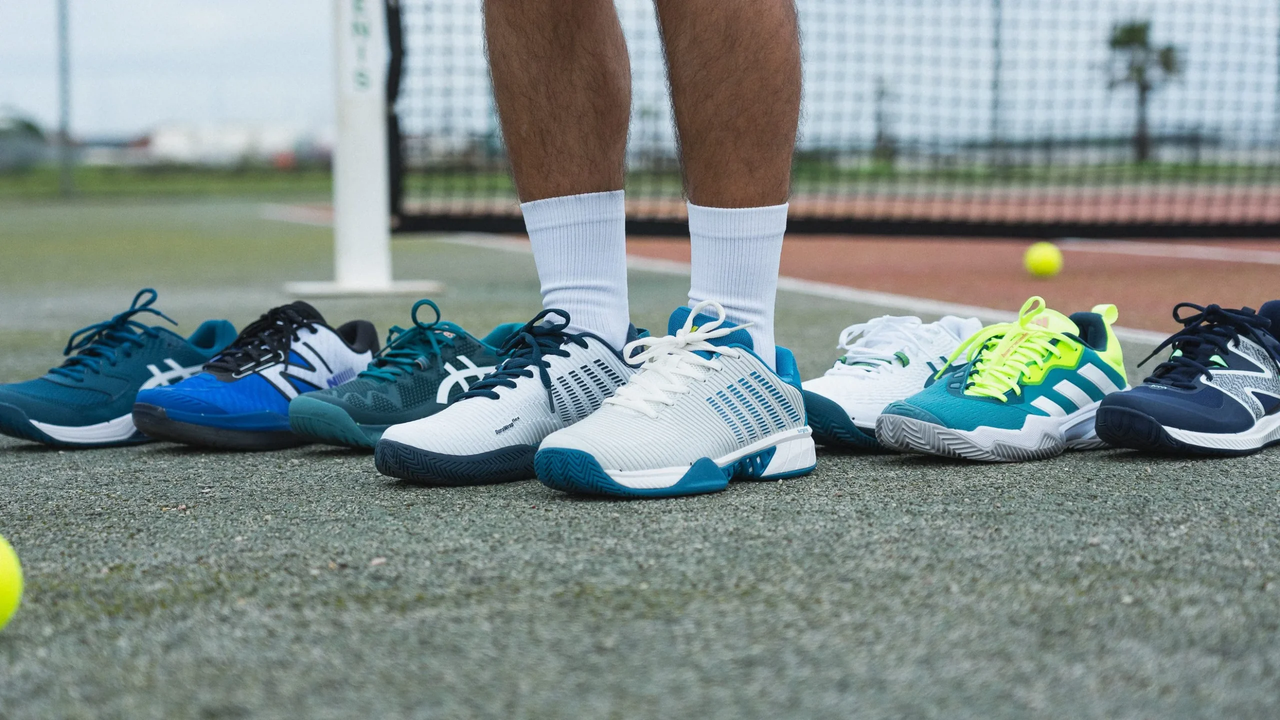 Giay tennis Asics Gel-Resolution 9, Nike Court Air Zoom Vapor Pro 2, Adidas Barricade 13, New Balance CT Rally, Mizuno Wave Exceed Tour 6