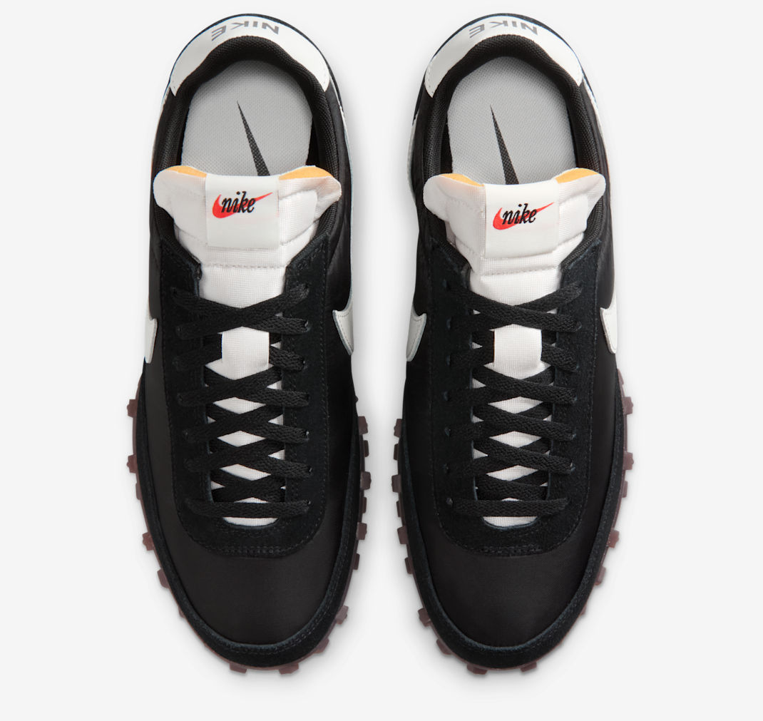 Alternative view of Giày Nike Waffle Racer 'Black Coconut Milk Gum' IM8658-001