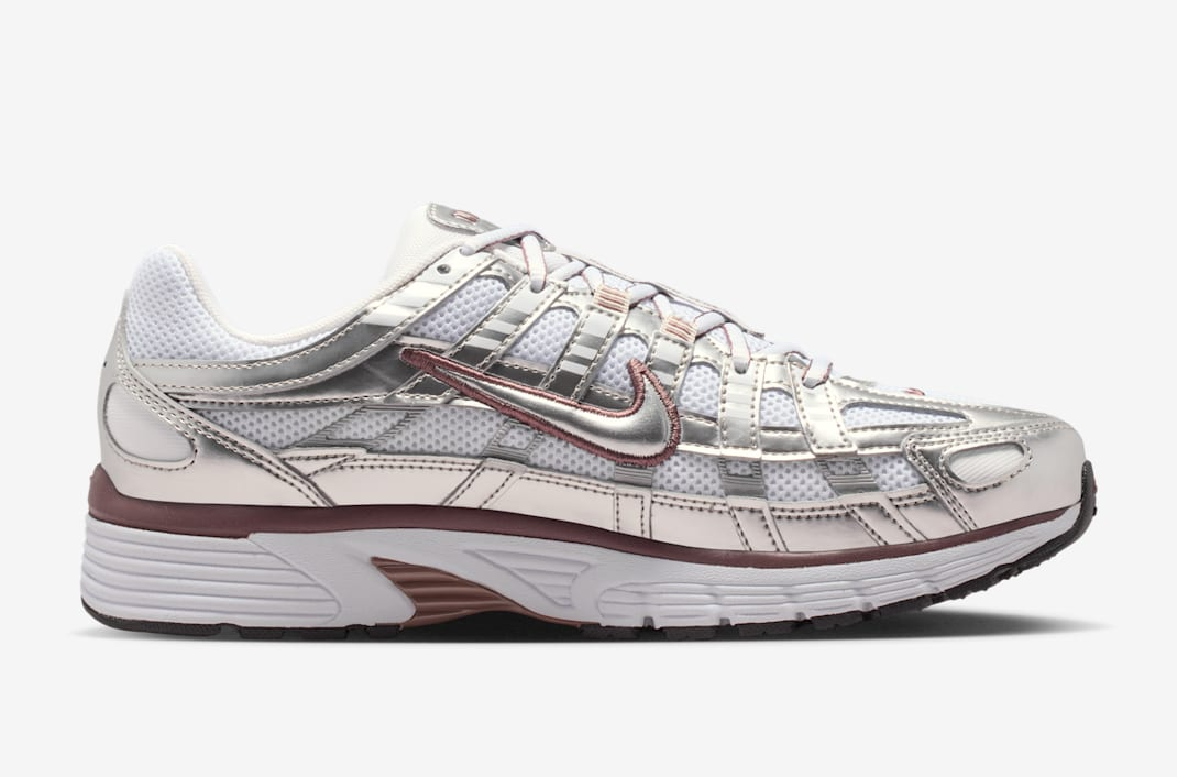 Alternative view of Giày Nike P-6000 'White Metallic Silver' BV1021-110