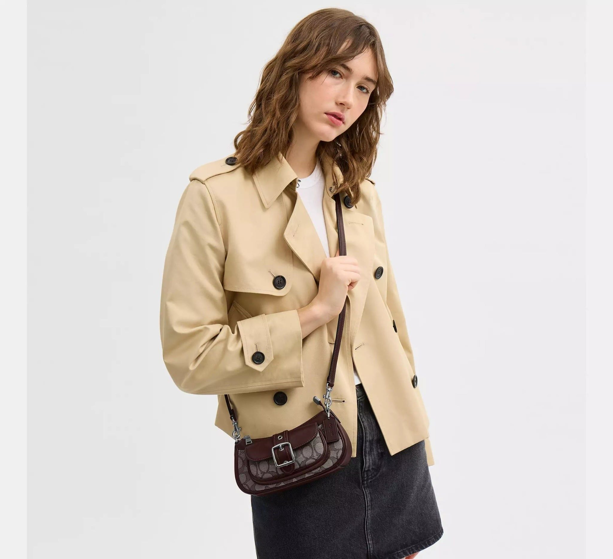 Alternative view of Túi Coach Ashton Mini Shoulder Bag ‘Brown’ CDB18-SVS8S