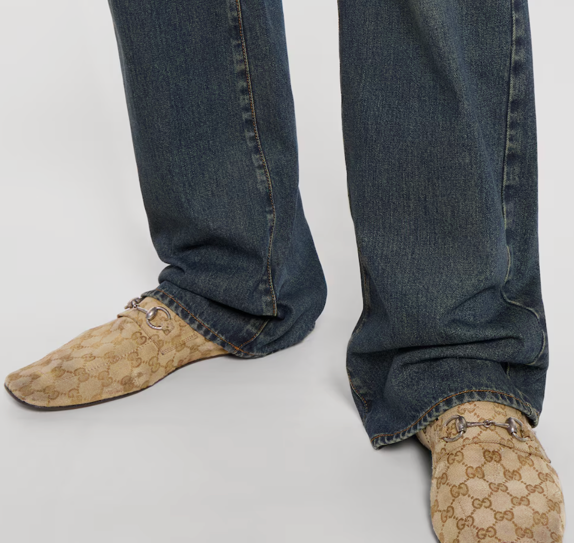 Alternative view of Giày Gucci Worn-out Effect Loafer ‘Sand’ 863033-FAFUW-9611