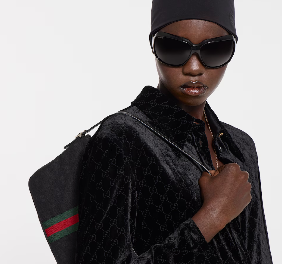 Alternative view of Túi Gucci Lunetta ‘Black’ 863406-FAFWA-1053