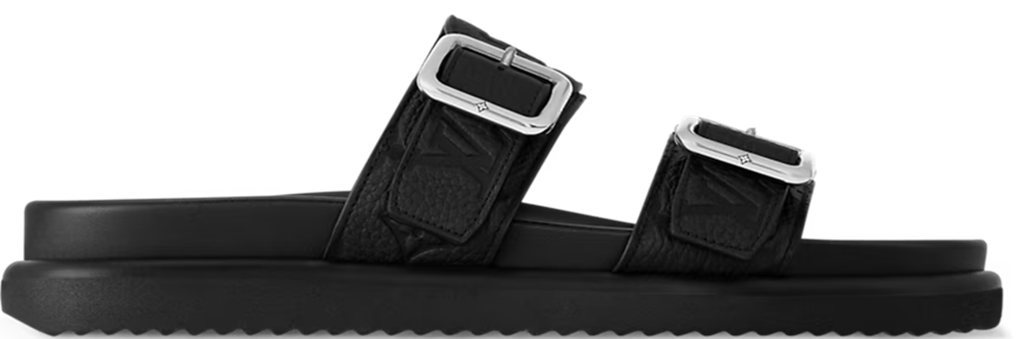 Dép Louis Vuitton LV Venice Mule ‘Black’ 1AHSJG