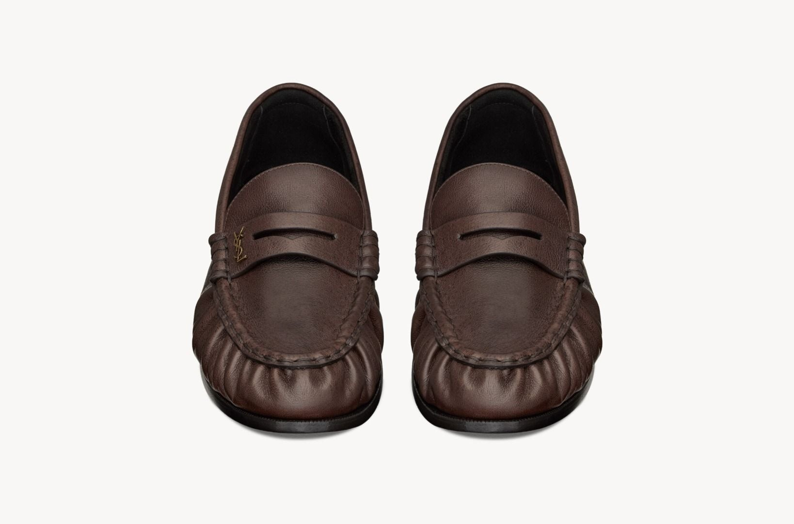 Alternative view of Giày Saint Laurent Le Loafer Supple ‘Brown’ 83947125VAA2128