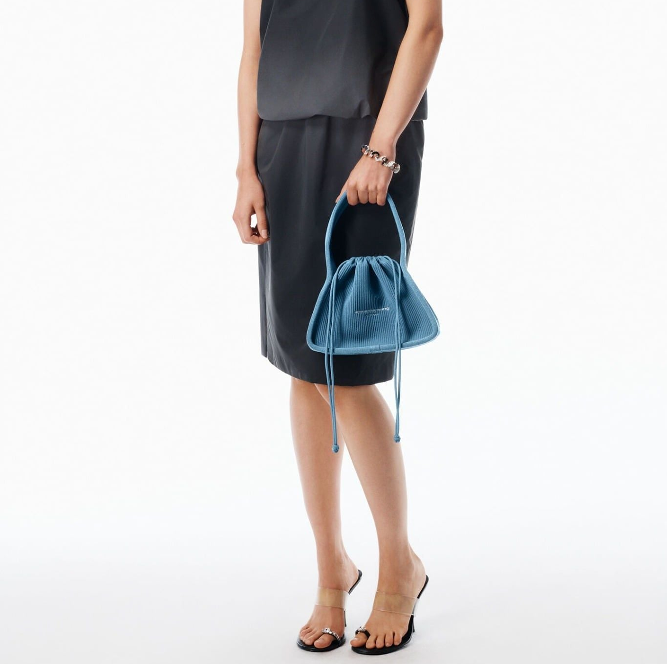 Alternative view of Túi Alexander Wang Reflective Ryan ‘Blue’ 20126R80T467C