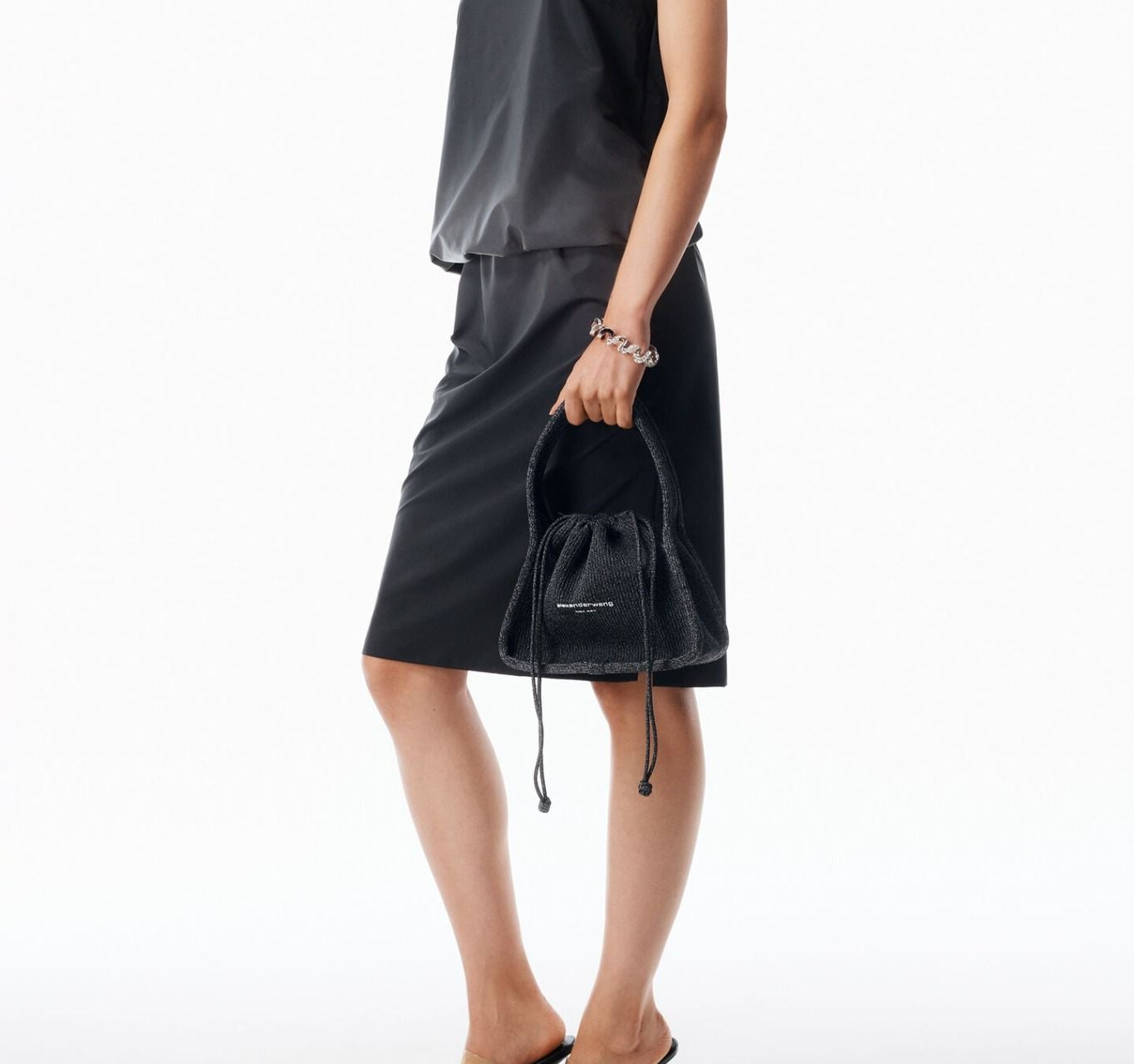 Alternative view of Túi Alexander Wang Reflective Ryan ‘Black’ 20126R80T087A