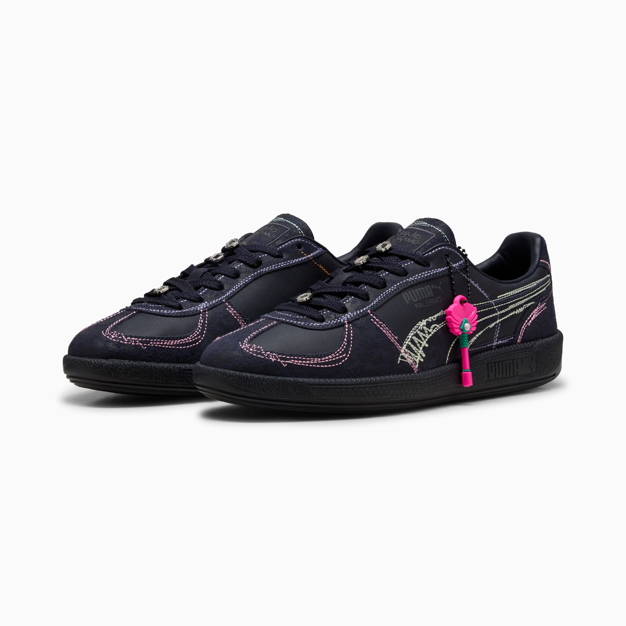Alternative view of Giày Puma Palermo ‘Navy-Bright Melon’ 403859-01