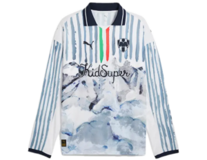 Áo Puma Retro 'Blue White' 606851-12