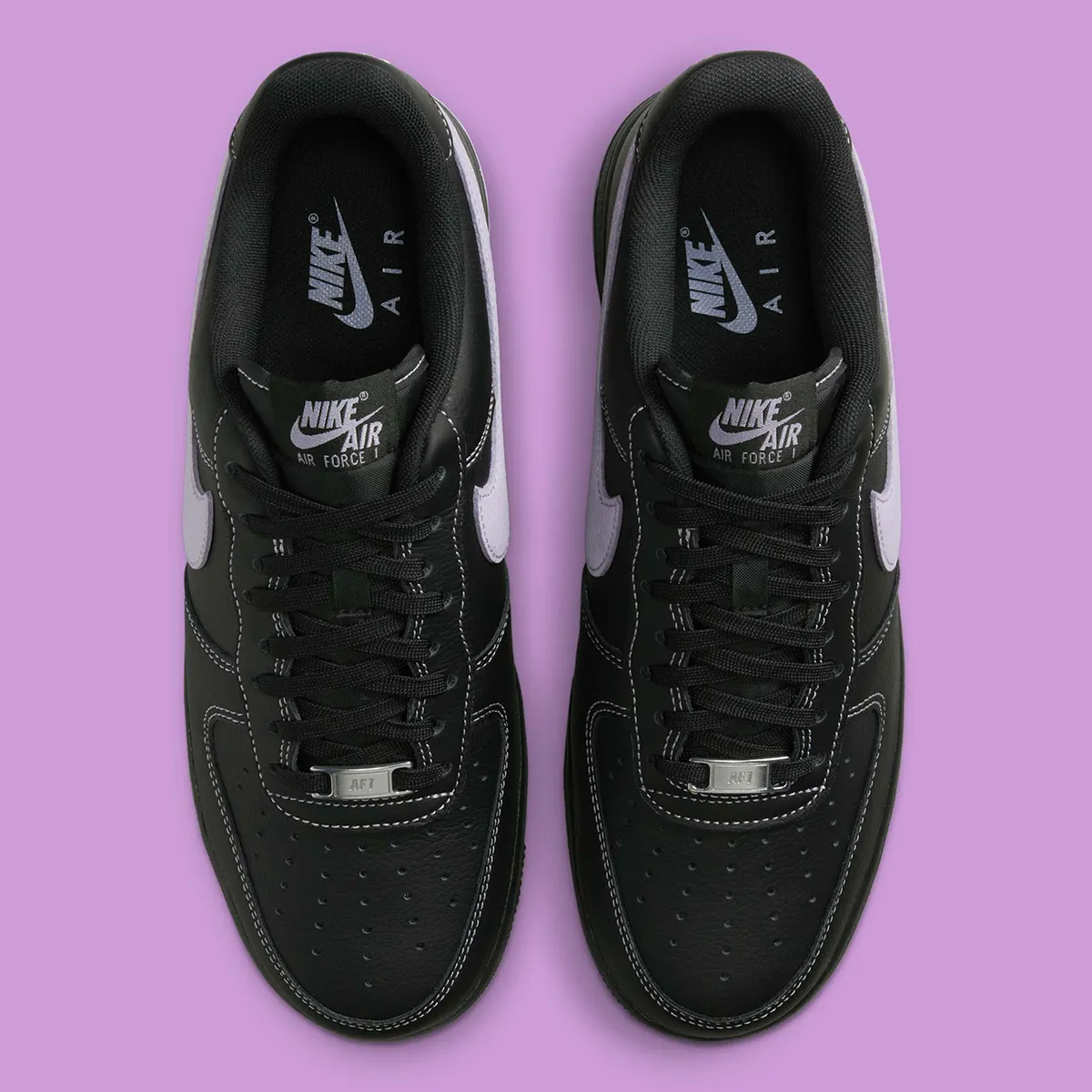 Alternative view of Giày Nike Air Force 1 Low LV8 'Hydrangeas Black' HJ4563-001