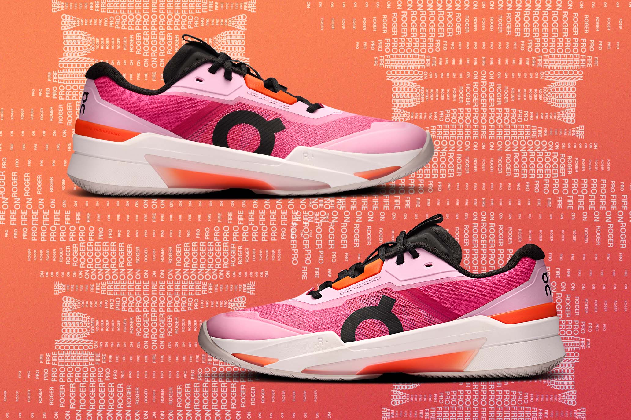 Hinh anh 3: Giay On Running Roger Fire voi cong nghe tien tien va thiet ke hien dai