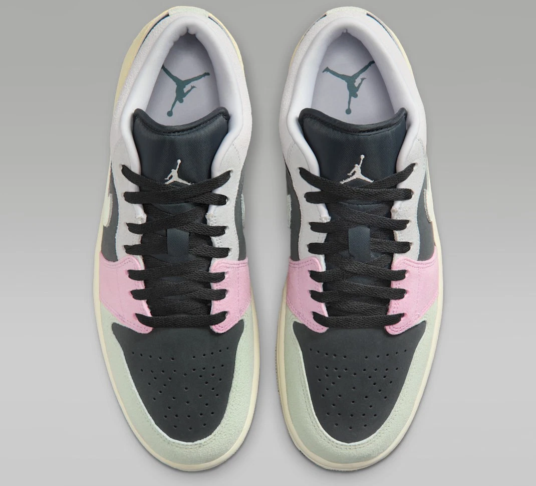 Alternative view of Giày Nike Air Jordan 1 Low SE 'Grey Pink' IB7109-004