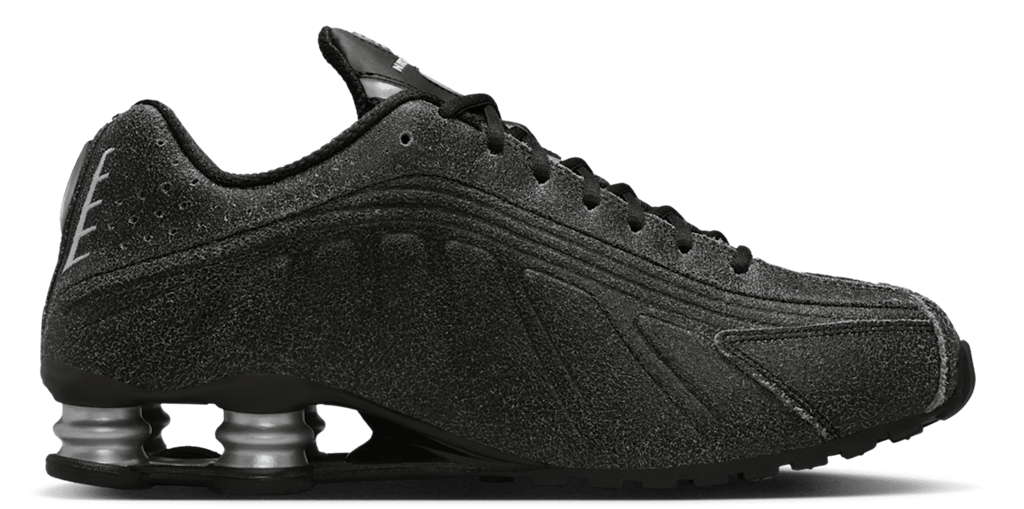 Giày Nike Shox R4 'Black Distressed Leather' IO4544-002
