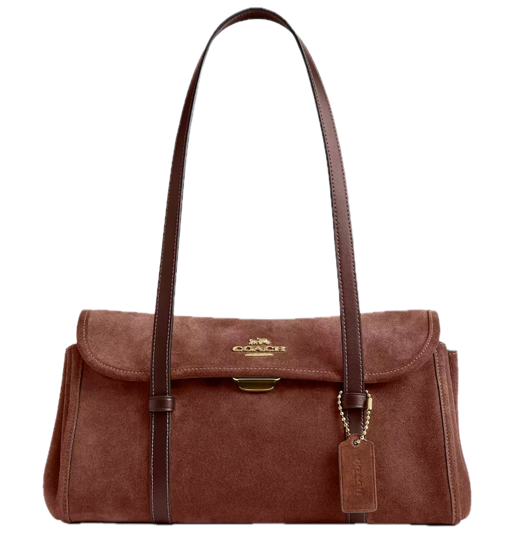 Túi Coach Bridget Flap Shoulder Bag ‘Brown’ CDB06-IMYEF