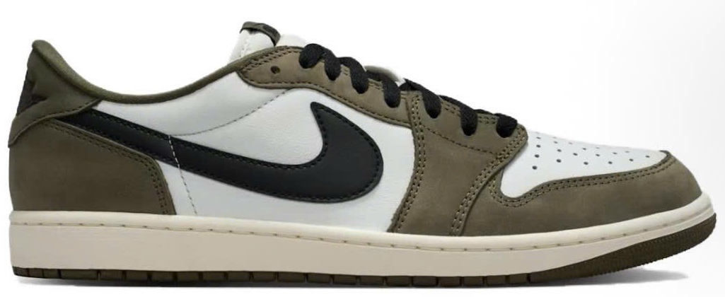 Giày Nike Air Jordan 1 Low OG 'Medium Olive' HQ6998-200