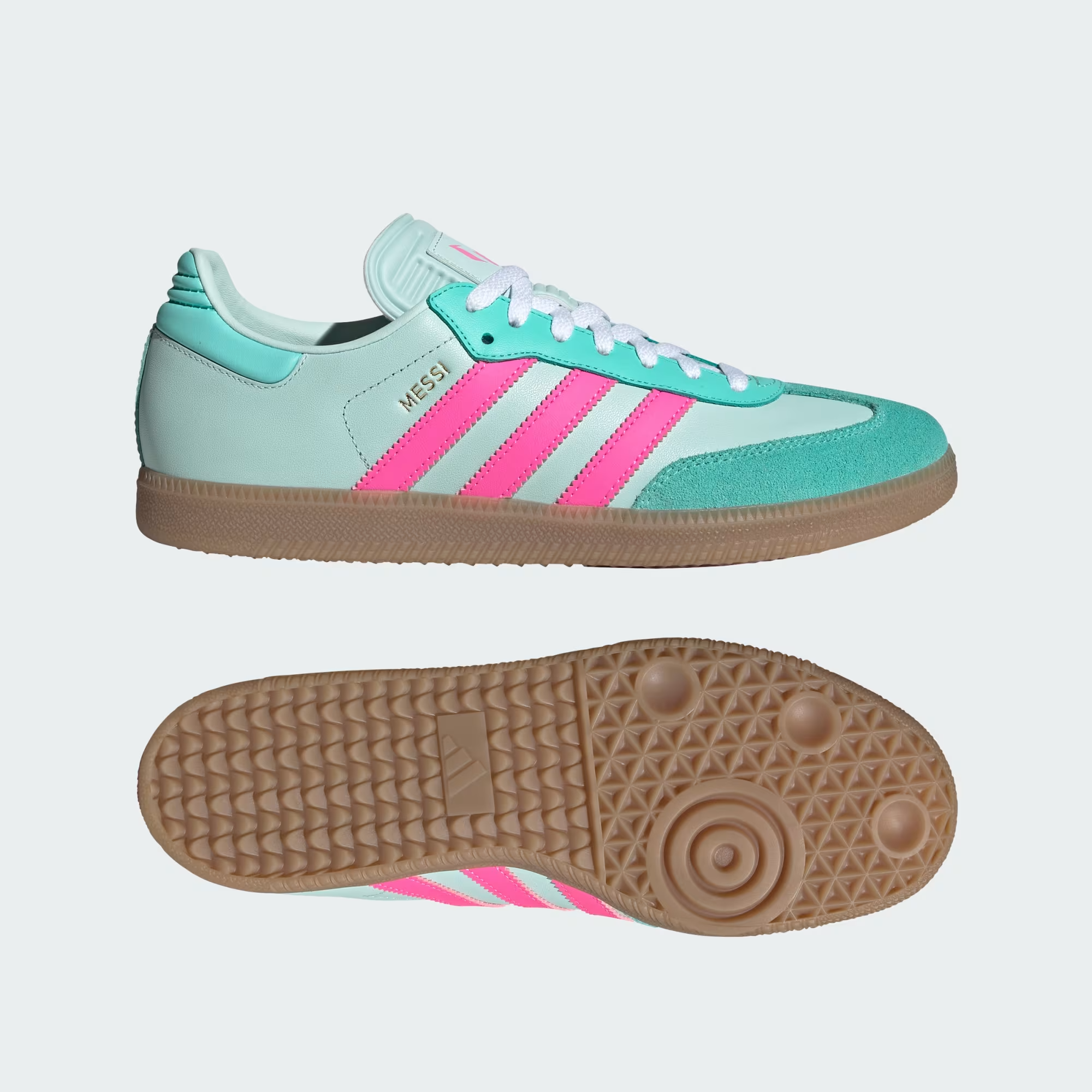 Alternative view of Giày Adidas Samba Messi 'Halo Mint Pink' KI8505