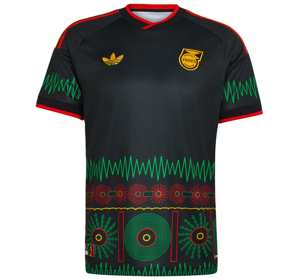 Áo Adidas Jamaica 26 x Bob Marley Away Jersey 'Black' KD0957