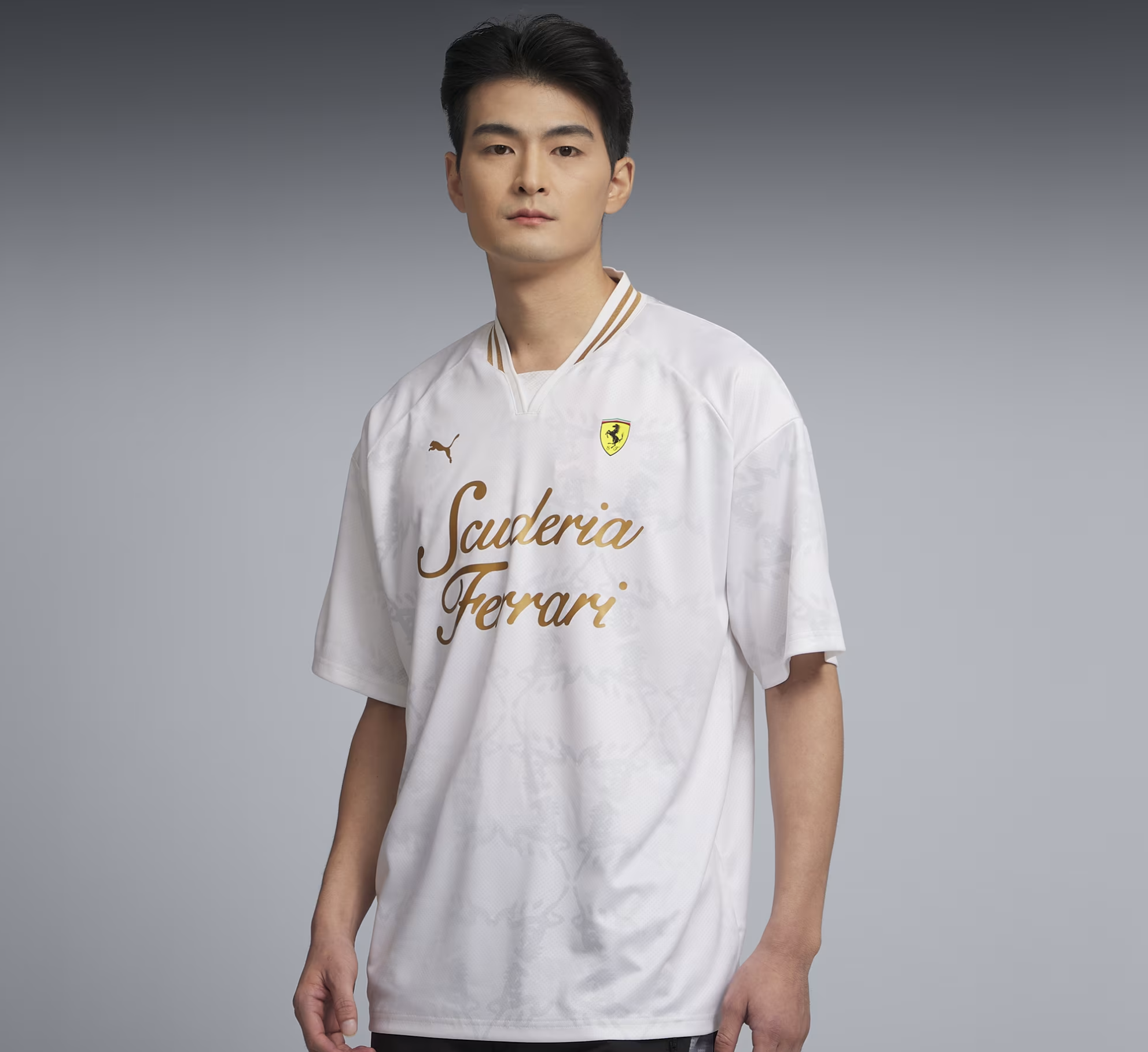 Alternative view of Áo Puma Ferrari Yoh Jersey 'White' 638394-04