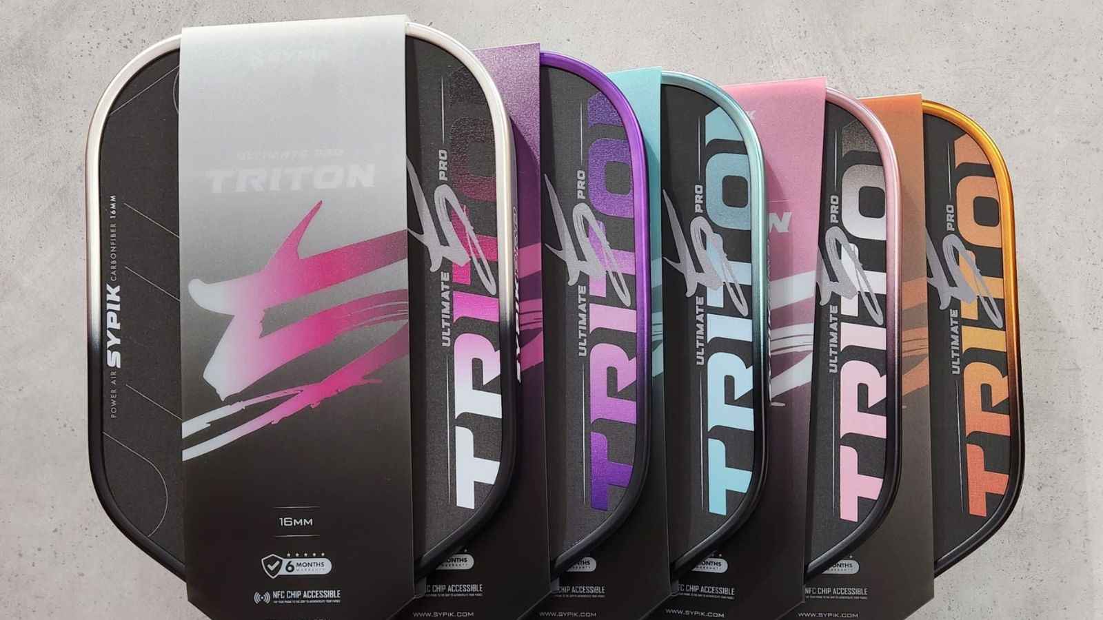 Hinh anh 1: Sypik Triton 5 - Vot pickleball voi thiet ke hien dai va hieu nang can bang