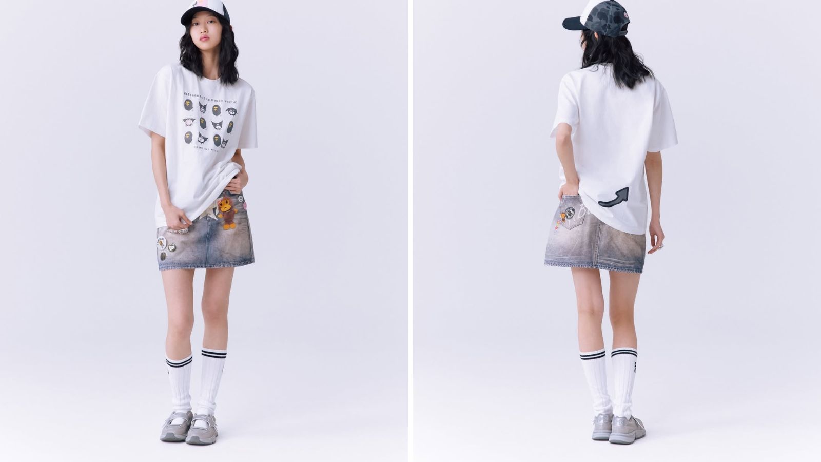 Hinh anh 7: Bo suu tap BAPE x Sanrio 2026 voi Hello Kitty va Kuromi