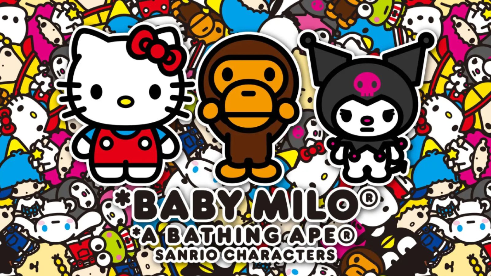 Hinh anh 6: Bo suu tap BAPE x Sanrio 2026 voi Hello Kitty va Kuromi