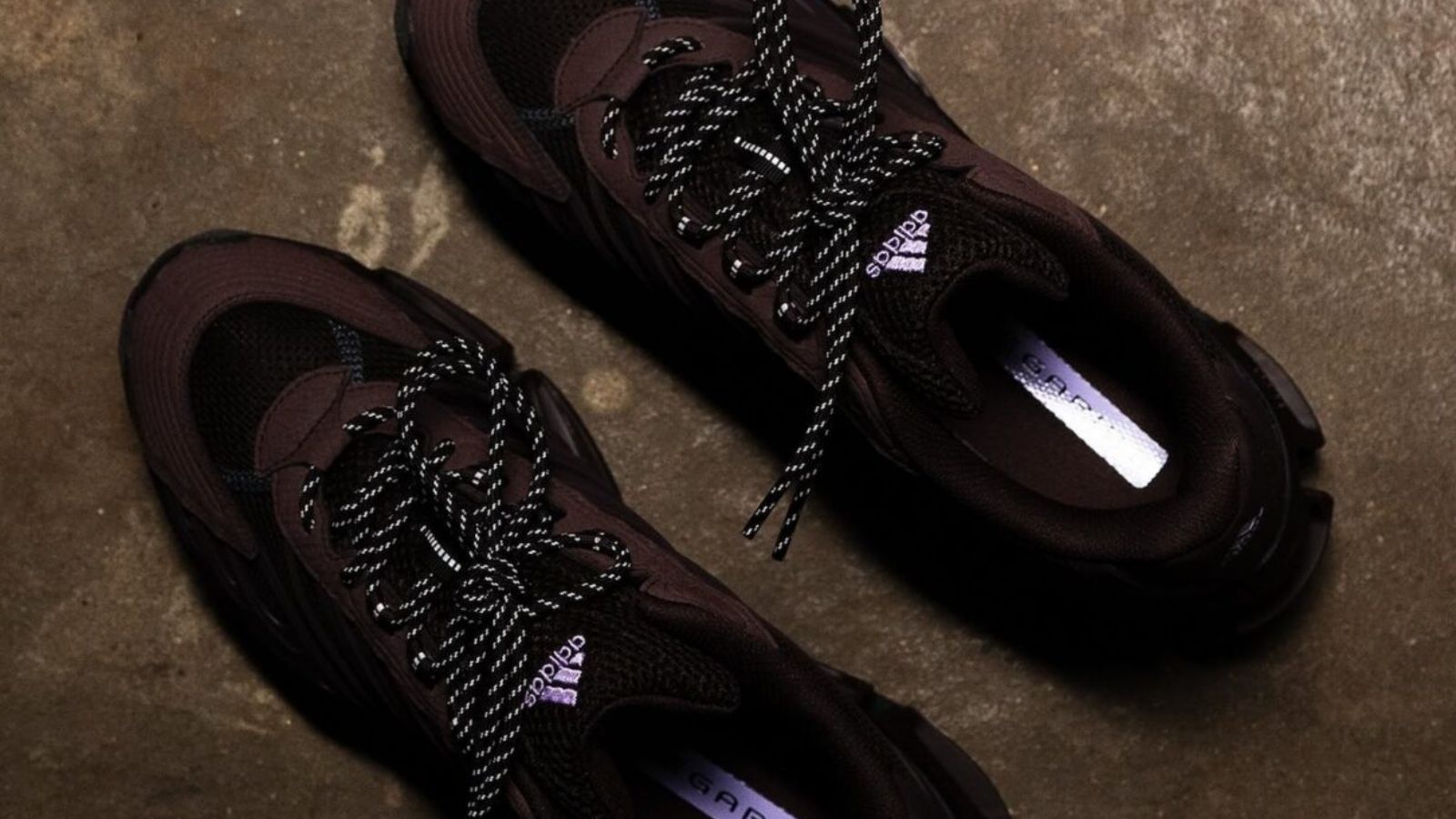 Hinh anh 3: adidas Megaride AG “Burgundy” voi phoi mau do ruou vang va thiet ke cong nghe nam 2026