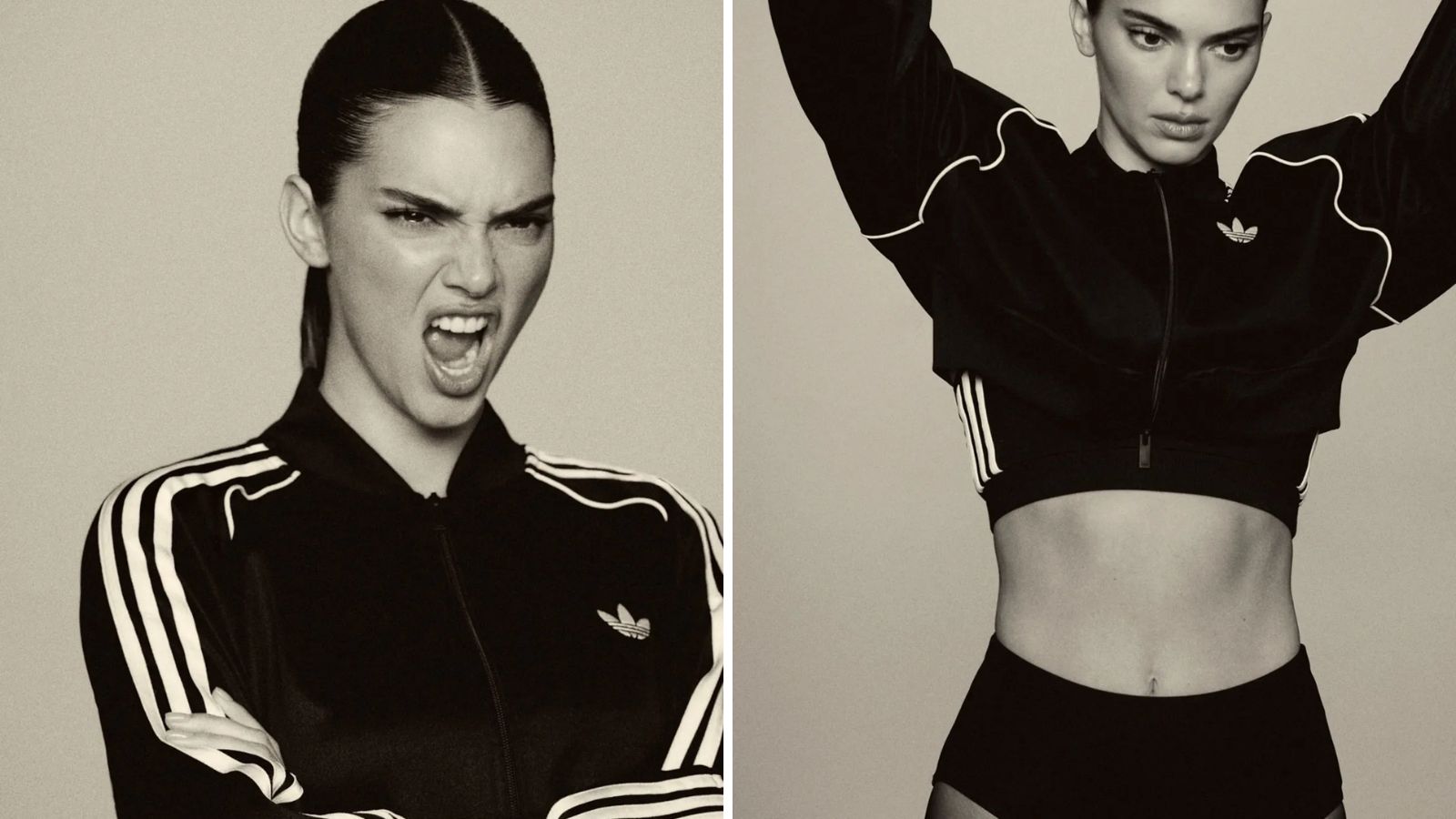 Hinh anh 1: Kendall Jenner tro thanh guong mat dai dien toan cau cho adidas Originals, dien trang phuc va sneaker the thao doi thuong.