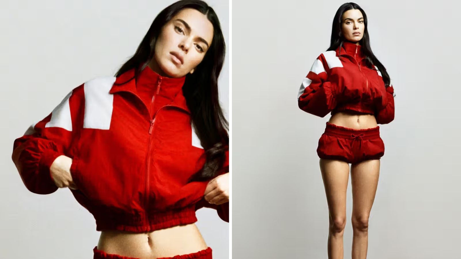 Hinh anh 6: Kendall Jenner tro thanh guong mat dai dien toan cau cho adidas Originals, dien trang phuc va sneaker the thao doi thuong.