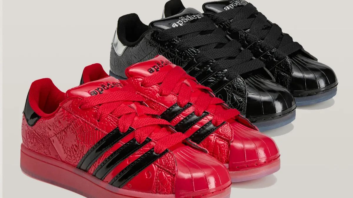 Giay SP5DER x adidas Superstar Supermodified 2026 voi thiet ke shell toe cua Young Thug