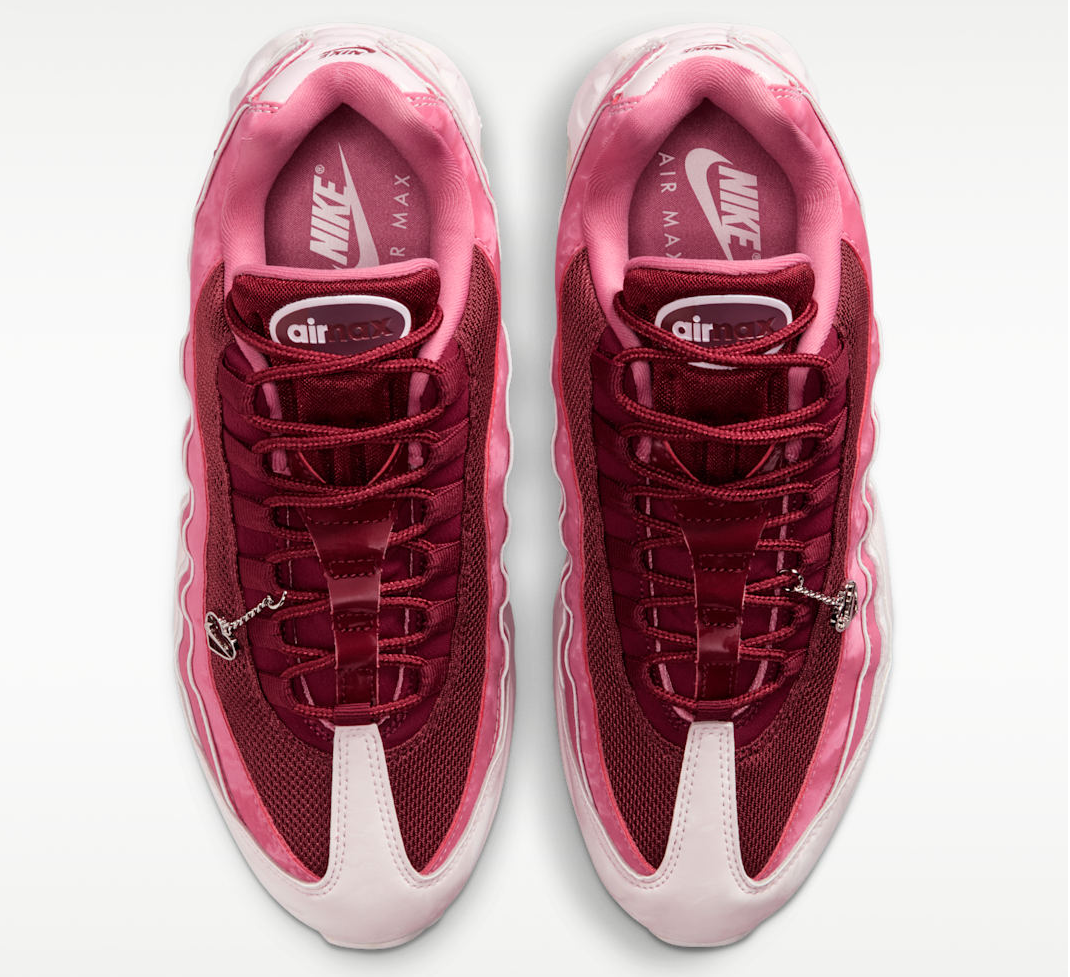 Alternative view of Giày Nike Air Max 95 Big Bubble Valentine's Day 'Pearl Pink' IB8155-600