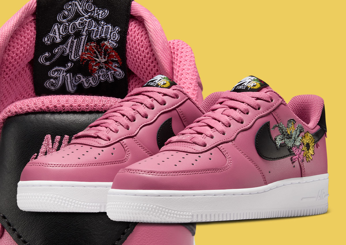 Alternative view of Giày Nike Air Force 1 Low Premium 'Now Accepting All Flowers Peony' IB6644-600