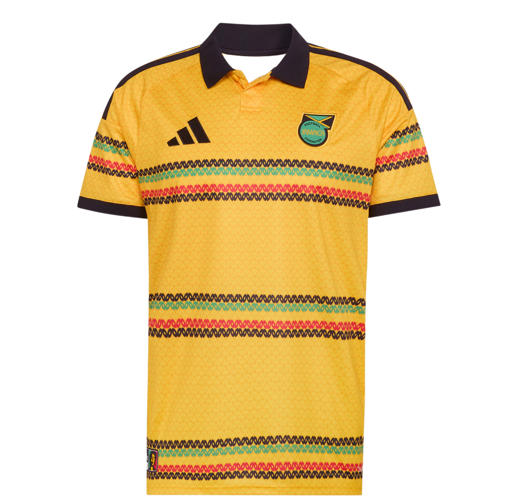 Áo Adidas Jamaica 26 x Bob Marley Home Jersey 'Bold Gold' KD0959